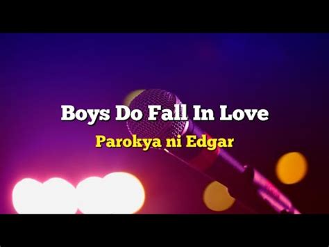 boys do fall in love karaoke